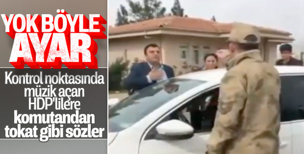 HDP'li milletvekillerinden jandarmaya provakasyon