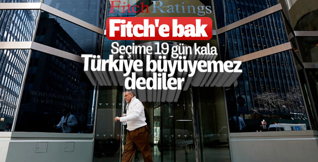 Fitch Türkiye'nin büyüme rakamlarını düşürdü