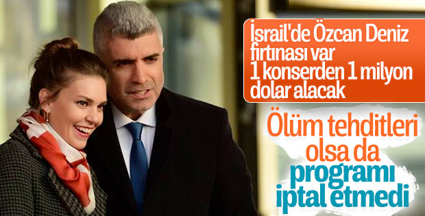 Özcan Deniz tehditlere rağmen konserini iptal etmedi
