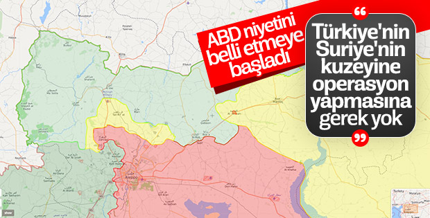 ABD: Suriye'nin kuzeyine operasyona sıcak bakmıyoruz