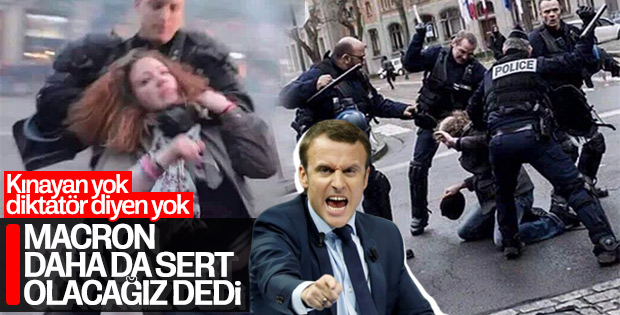 Macron Sarı Yelekliler'e sert önlemler alacak