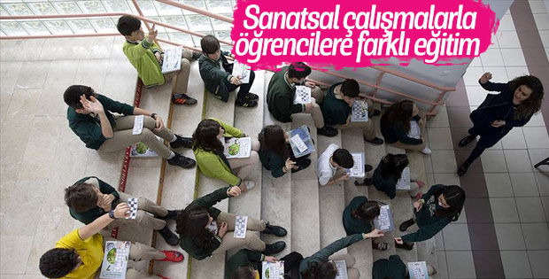 Öğrenciler geleceği okul koridorlarında tasarlıyor