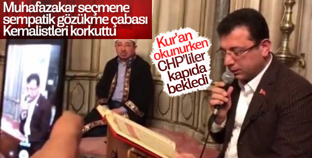 Ekrem İmamoğlu Yasin okudu