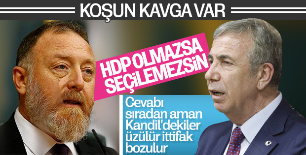 Mansur Yavaş ittifak ortağı HDP'yle arasını bozdu