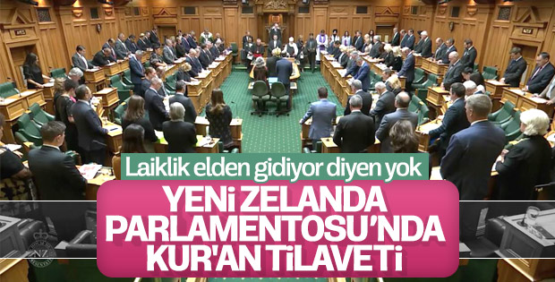 Yeni Zelanda Meclisi'nde Kur'an-ı Kerim okundu