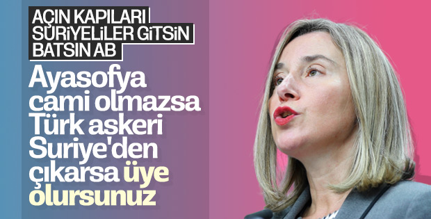 AB Türkiye'nin üyeliğine karşı şartlarını hatırlattı