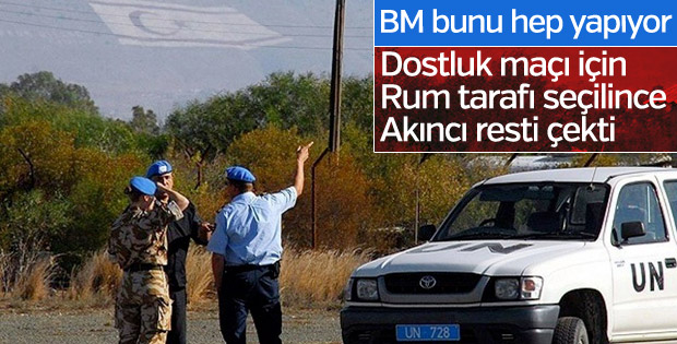 Kıbrıs'ta dostluk maçı krizi
