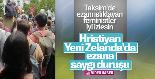 Yeni Zelanda'da ezana saygı duruşu