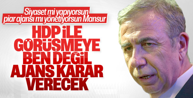 Mansur Yavaş ajansların kararına göre hareket ediyor
