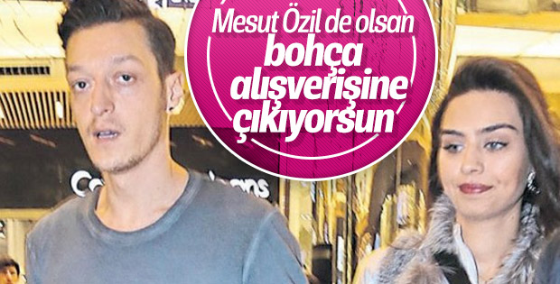 Mesut Özil ve Amine Gülşe düğün alışverişinde