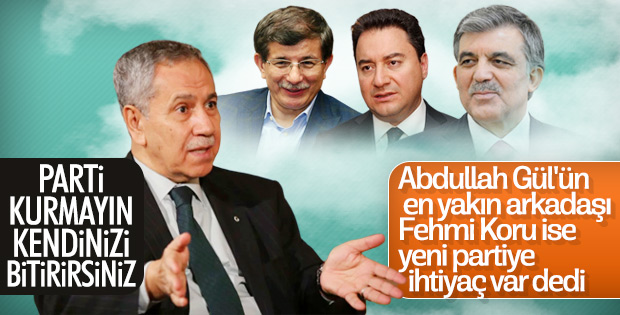 Fehmi Koru'dan yeni parti yorumu