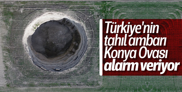 Konya Ovası'nda obruk sayısı artıyor