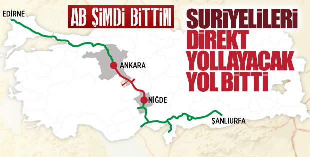 Şanlıurfa'dan çıkan araç direkt Avrupa'ya gidebilecek