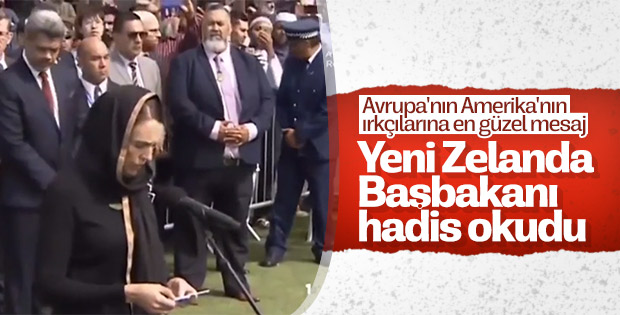 Ardern, Hz. Muhammed'in hadisi ile acısını anlattı