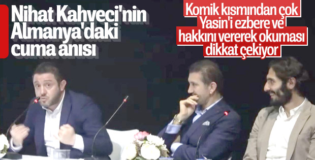 Nihat Kahveci'nin Almanya'daki cuma anısı
