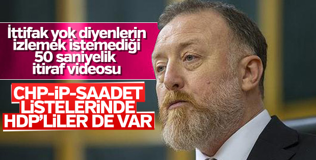 HDP'li Sezai Temelli CHP ile ittifakı itiraf etti