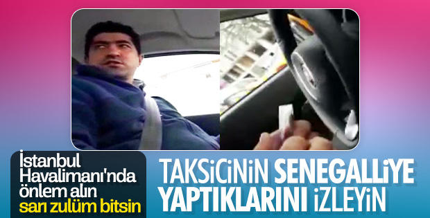 Senegalli yolcuya 'terörist misin' diye sordu