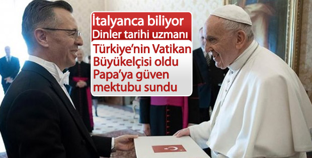 Büyükelçi Göktaş Papa'ya güven mektubunu sundu