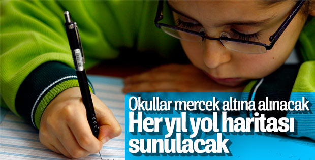 Okulların yıllık yol haritaları olacak