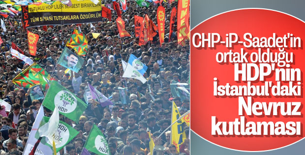 Bakırköy'deki Nevruz kutlamalarında PKK propagandası