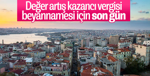 Değer artış kazancı vergisi beyannamesi ödemeleri