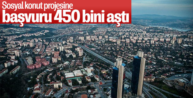 Sosyal konutlara başvuru rekor seviyede