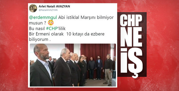 Ermeniler İstikal Marşı'nı okumayan Erdem Gül'e tepkili