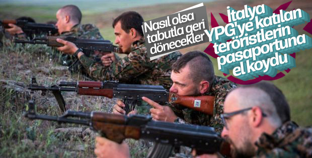 İtalya YPG'ye katılanları gözetime aldı