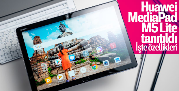 Huawei MediaPad M5 Lite tanıtıldı: İşte özellikleri