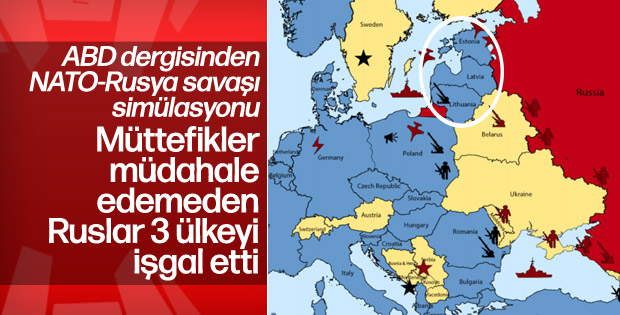 ABD basını NATO ile Rusya'yı savaştırdı