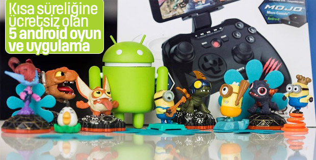 Kısa süreliğine ücretsiz olan 5 android oyun ve uygulama