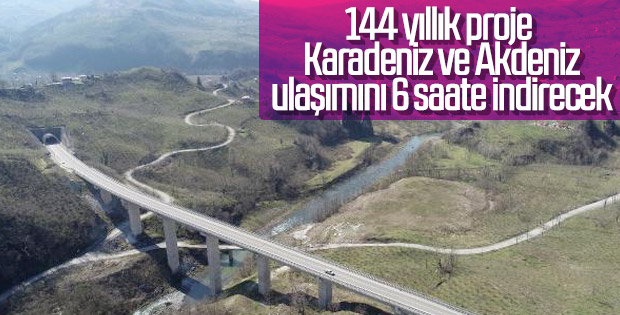 Karadeniz-Akdeniz otoyolu projesi ihracatı canlandıracak