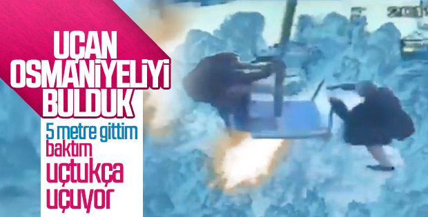 Hortumda uçan adam konuştu