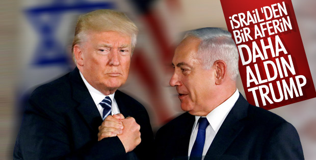 Netanyahu Trump'a minnettar