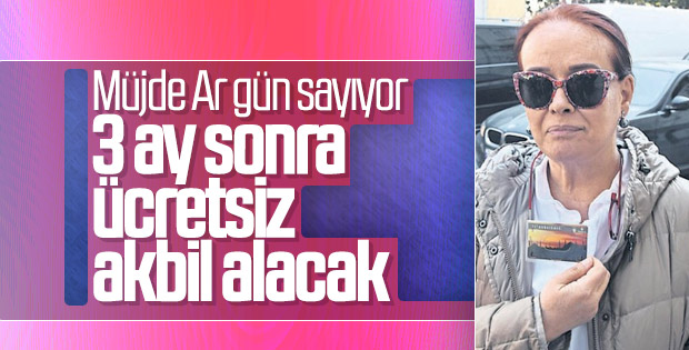 Müjde Ar: Akbil'le İstanbul'u geziyorum