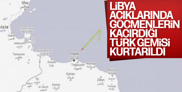 Libya'da kaçırılan Türk gemisi kurtarıldı