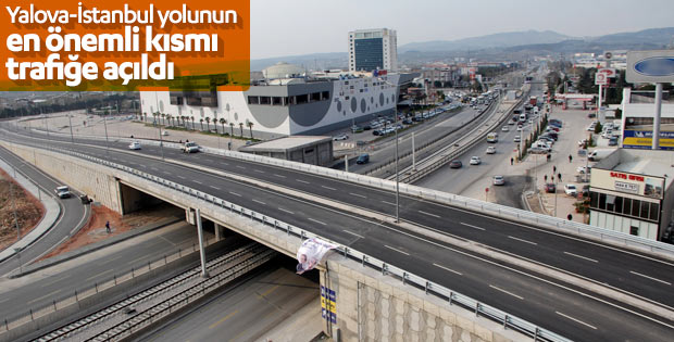 Panayır Köprülü Kavşağı açıldı