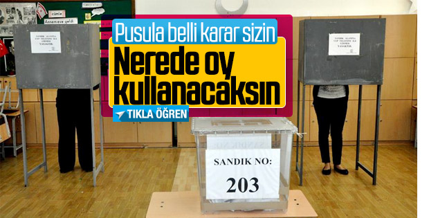 31 Mart yerel seçimlerinde nerede oy kullanacaksınız