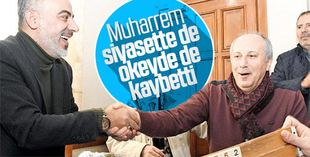 Muharrem İnce okey masasında