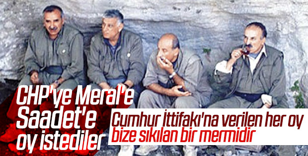 PKK millet ittifakına oy istedi