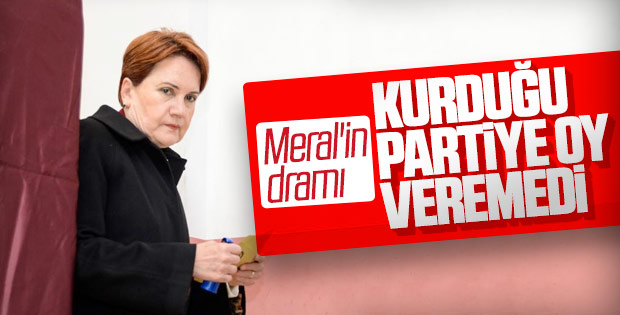 Meral Akşener oyunu kullandı