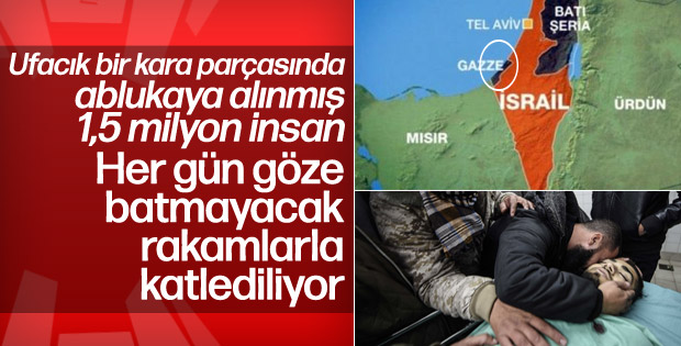 İsrail ablukası altındaki Gazze'de şehit sayısı artıyor
