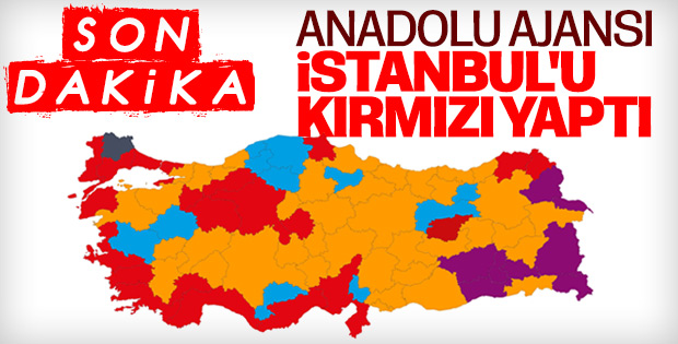 AA: Ekrem İmamoğlu İstanbul'da önde