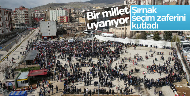 Şırnak'ta seçim halayı