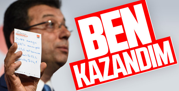 Ekrem İmamoğlu'dan ilk açıklama