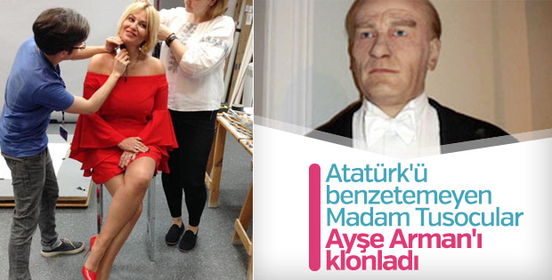 Ayşe Arman'ın balmumu heykeli