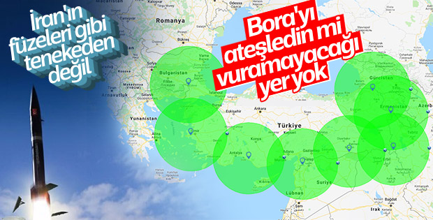 BORA füzesinin ateşlenme anı