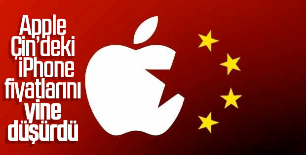 Apple Çin’deki iPhone fiyatlarını yine düşürdü