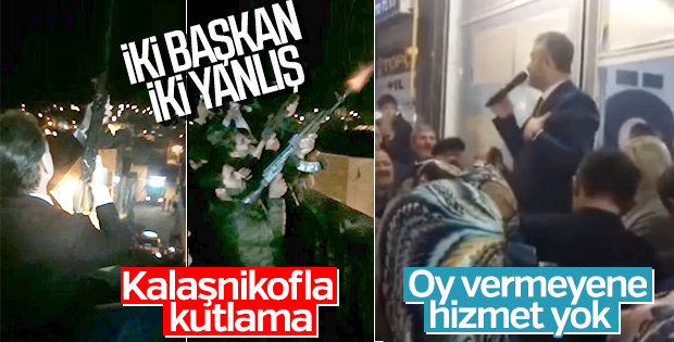 Mardin'de seçimi havaya ateş açarak kutlayanlar oldu