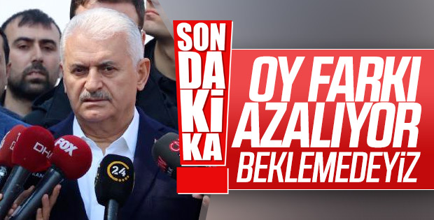Binali Yıldırım: Beklemek dışında yapacak bir şey yok